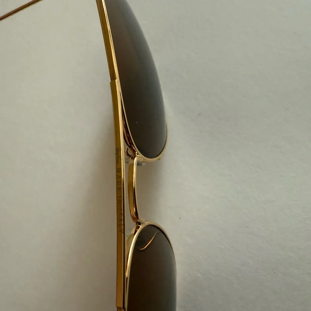 Ray-Ban Aviator Sunglasses RB3026 Large 62-14mm 001/33 Gold Made In Italy Unisex